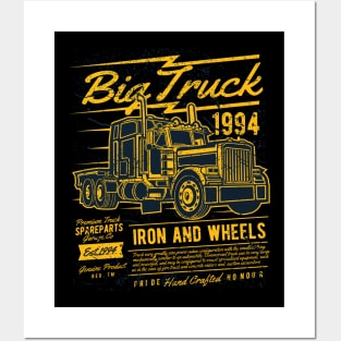 big truck Posters and Art